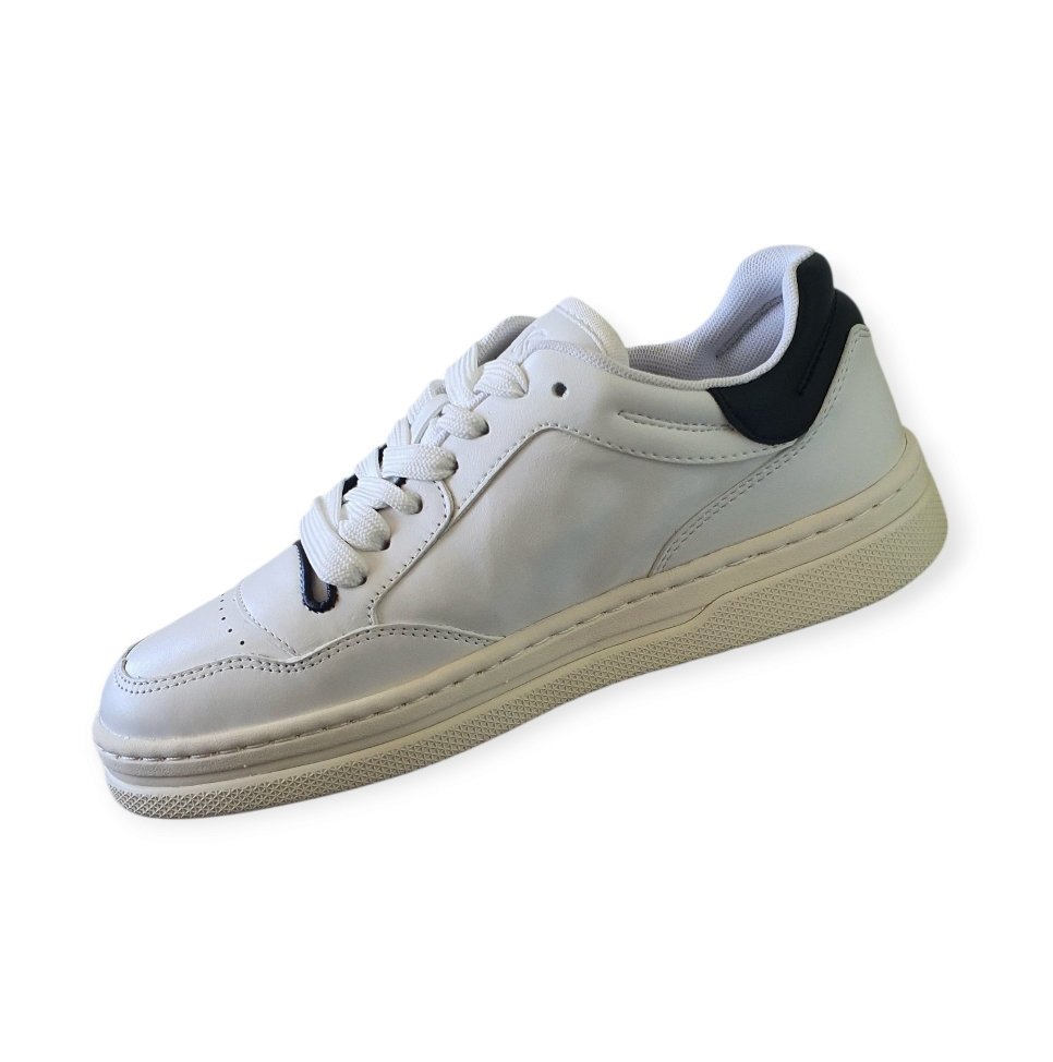 SS0078 PO01 Mandy11 sneaker calf leat white-black